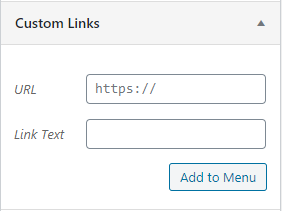 custom links