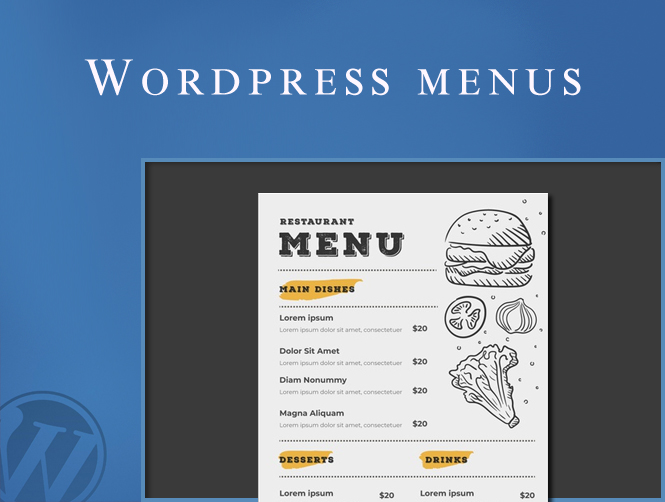 wordpress menus