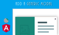 Angular add a modal with generic content
