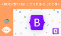 Bootstrap 5 is coming soon