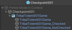 Checkpoint prefab - checkpoint system in Unity games