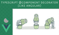 Typescript @Component decorator to Vue.js