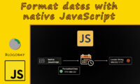 Format dates with native JavaScript