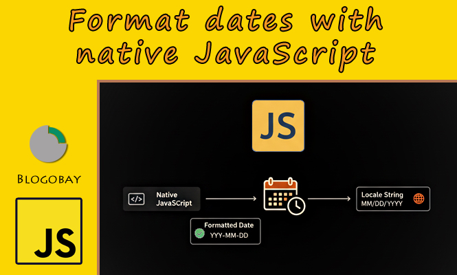 Format dates with native JavaScript